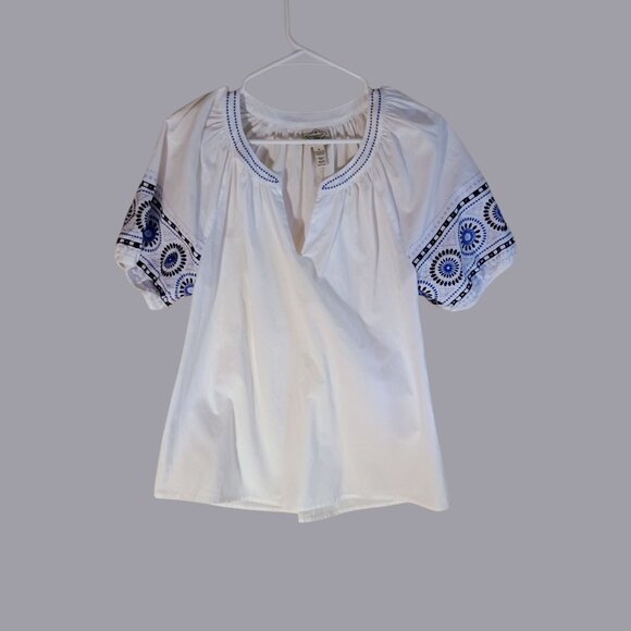 St.John's Bay V neck blouse size M. - Picture 3 of 8